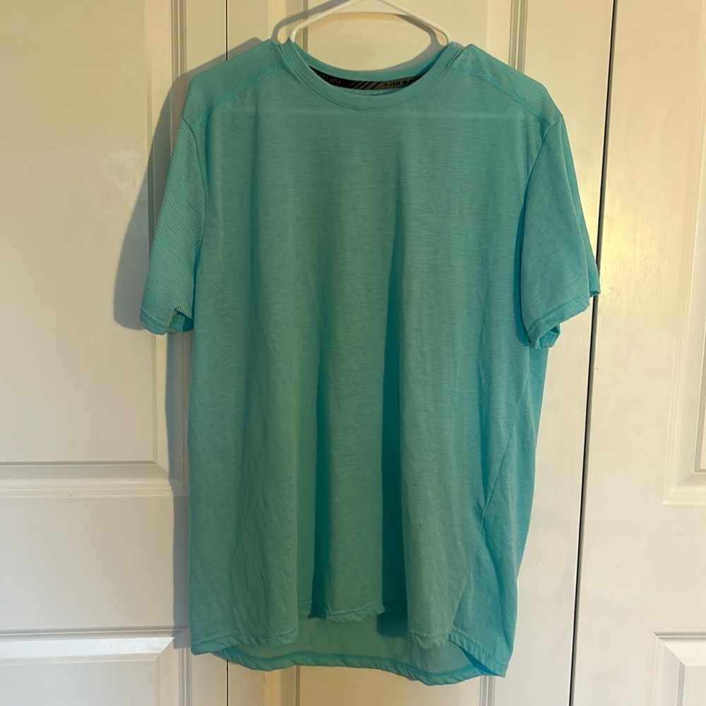Under Armour Running Shirt, XL, Light Blue